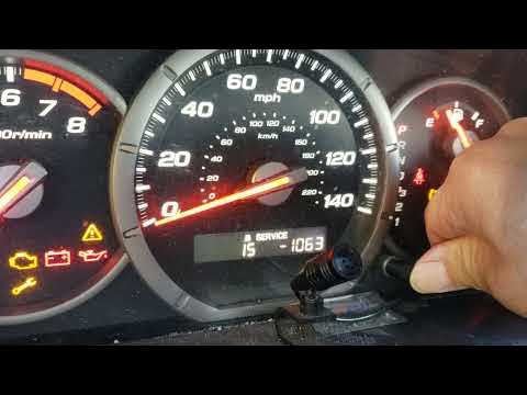 Honda Pilot Oil Life light Reset 2007 and other years - YouTube