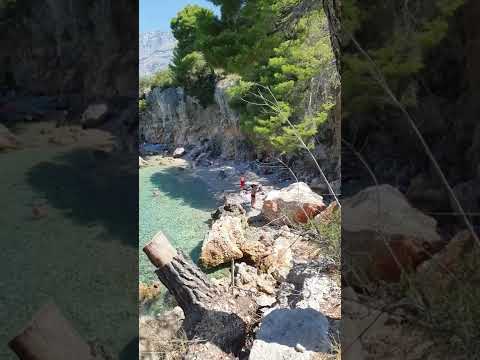 FKK Beach Garma Podgora Croatia #fkk #naturist #nudist  #nudistbeach #croatia