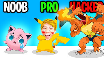 NOOB vs PRO vs HACKER In MONSTER CATCH!? (ALL LEVELS!)