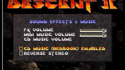 Descent 2 Starting Up Redbook  on DOSBox Part 2