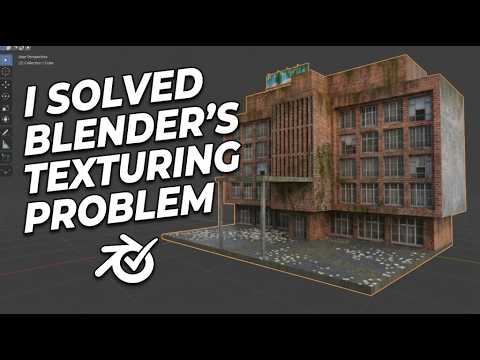 i solved blenders texturing problem