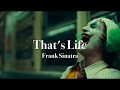 That's Life【和訳】フランク・シナトラ