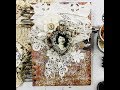 Mixed Media tutorial - Altering a Vintage Journal Cover