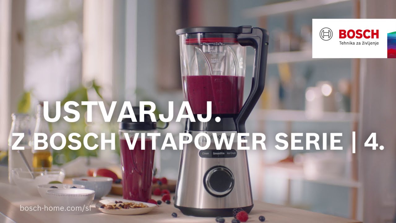 Bosch VitaPower Series 4 Blender MMB6172S table top,1200 W, Jar