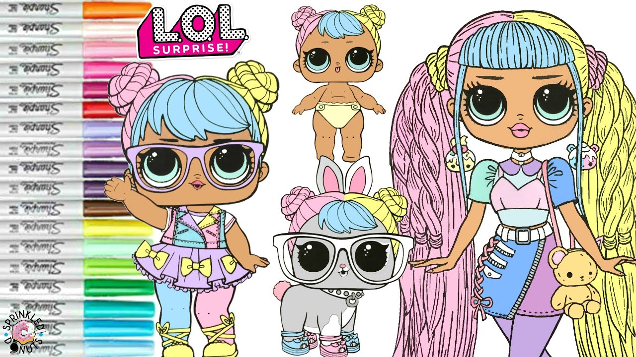 Coloring page DJ K9  Coloring LOL dolls printout