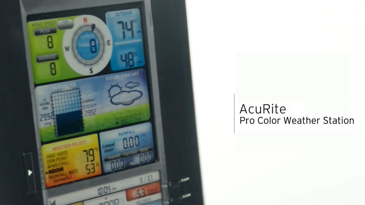 Acurite Weather Station Comparison Chart