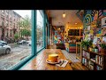 Let Brooklyn Comfort You ☕ Rainy Rhodes Jazz for Anxiety Relief &amp; Deep Sleep