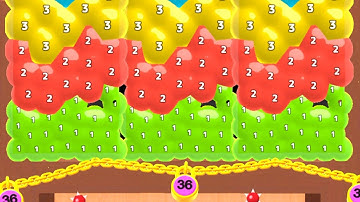 Relaxing & Satisfying Mobile Game Melty Bubble - jelly 2048 ball Gameplay walkthrough part 18