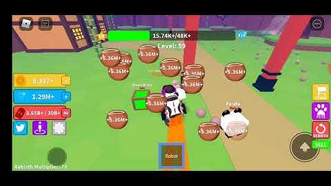 Getting to rank 60 in fruit collecting simulator 😀