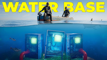 We Lived In An UNRAIDABLE WATER BASE - Vanilla Rust