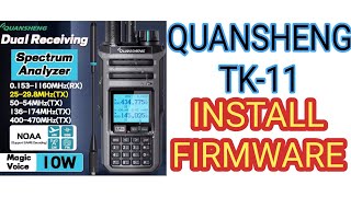 QUANSHENG TK11 INSTALL LATEST CPS - FIRMWARE