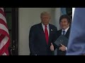 President Trump Greets the President of the Argentine Republic