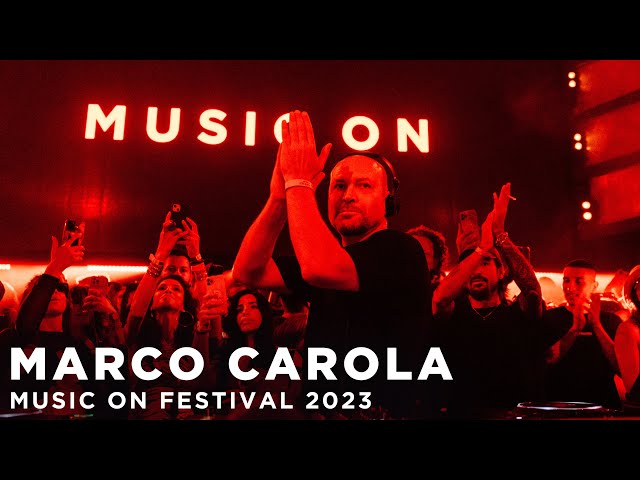 MARCO CAROLA at MUSIC ON FESTIVAL 2023 • AMSTERDAM class=