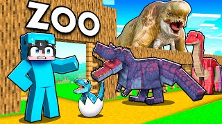 Construí un ZOO de DINOSAURIOS en Minecraft!