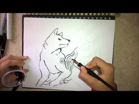 How to draw Amaterasu (general audiences)