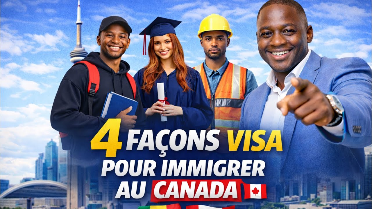 Comment venir au Canada ? Voici les 4 visas possible - YouTube