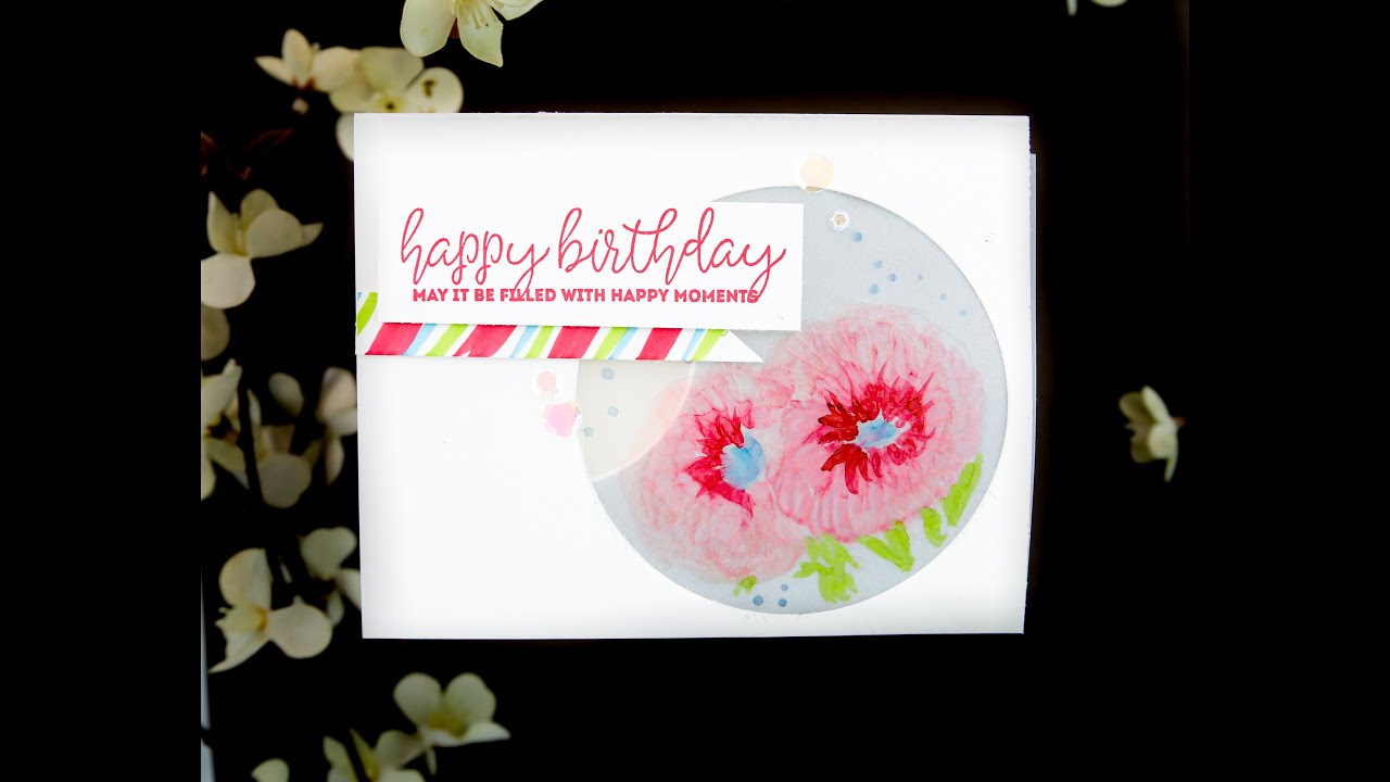 Unity Quick Tip: Peek a Boo Floral Window Card - YouTube