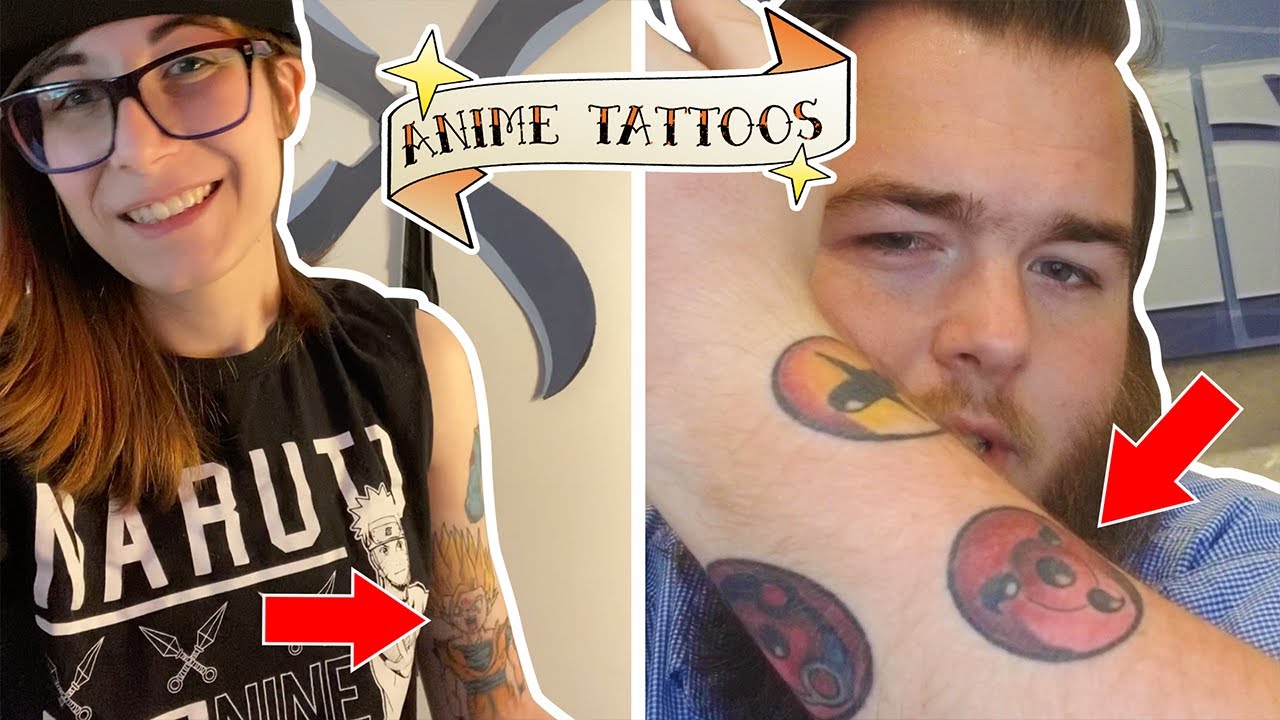 Showing Off Naruto Tattoos Kakashi Danzo Anime Tattoos Youtube