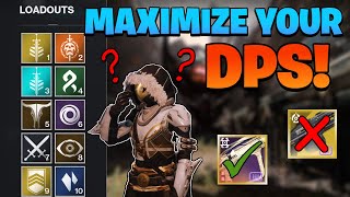 The MOST Effective Way To Maximize Your DPS In Destiny 2