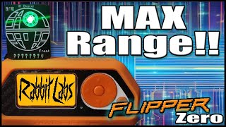 MAXIMUM Range on Flipper Zero!! Rabbit Labs IR Blaster and CC1101 Range Extender!! 🐬😲💥💣🤯