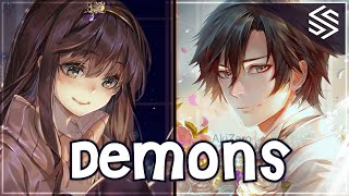 Miniatura de vídeo de "Nightcore - Demons (Switching Vocals) - (Lyrics)"