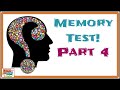 Memory Test Quiz