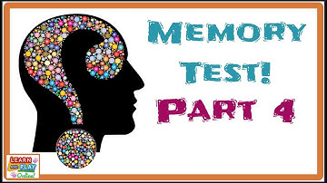 FUN Memory Test #4- Brain Break Activity