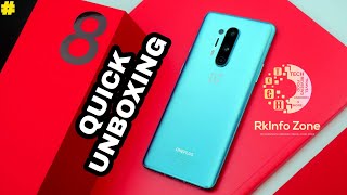 Oneplus 8 | Quick Unboxing | 5G | Glacial Green