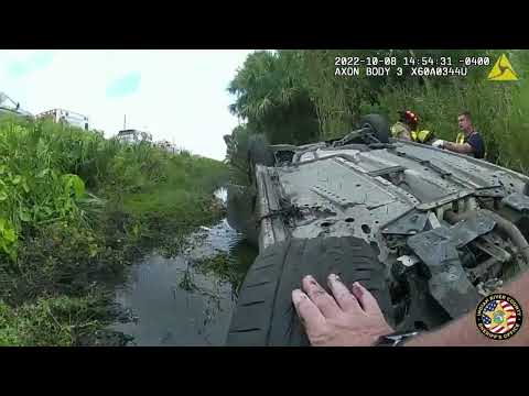 Deputies Rescue Two Women from Overturned Vehicle in Canal