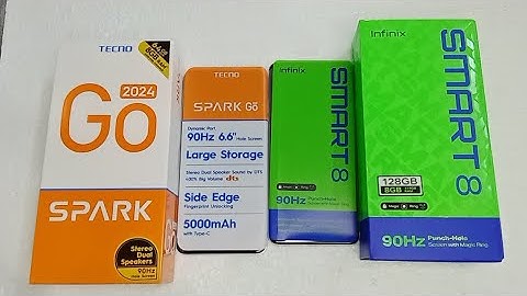 infinix smart 8 vs Tecno spark Go 2024: speed test
