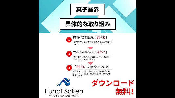 菓子業界時流予測レポート▼レポート無料ダウンロードは 船井総研オフィシャルサイトの無料ビジネスレポート一覧から