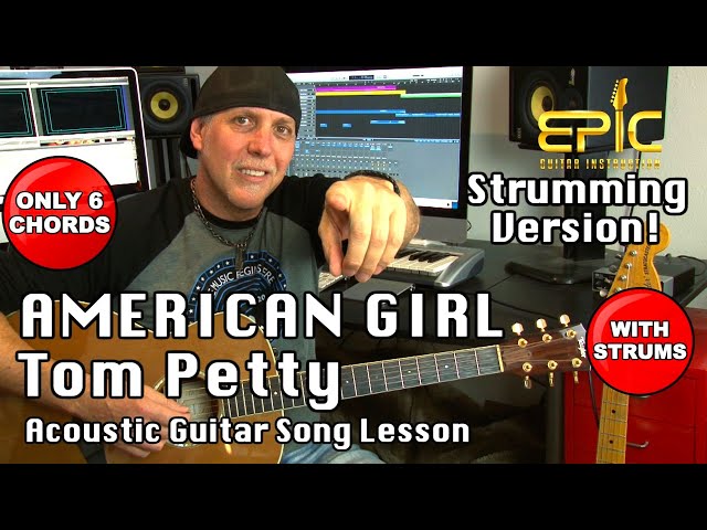 Tom Petty American Girl Guitar Lesson + Tutorial + TABS 