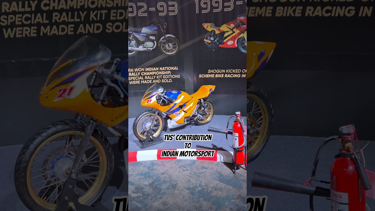 TVS' most iconic race machinery over the years. 