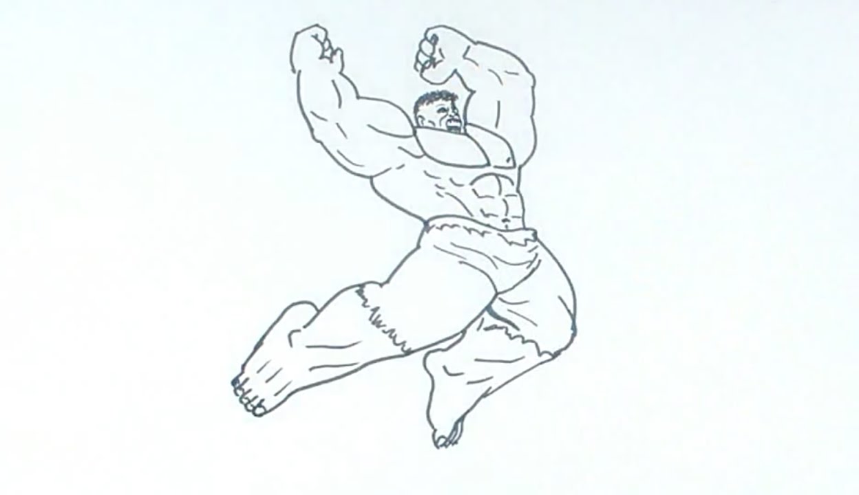 How to Draw the Hulk - YouTube