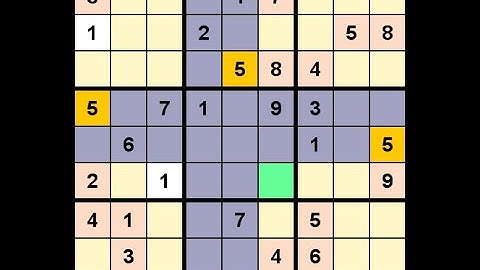 How to Solve New York Times Sudoku Hard February 4, 2021- Hidden Pair