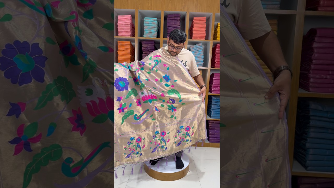 Pure Paithani Pallu All-over Zari Weaving Dupatta