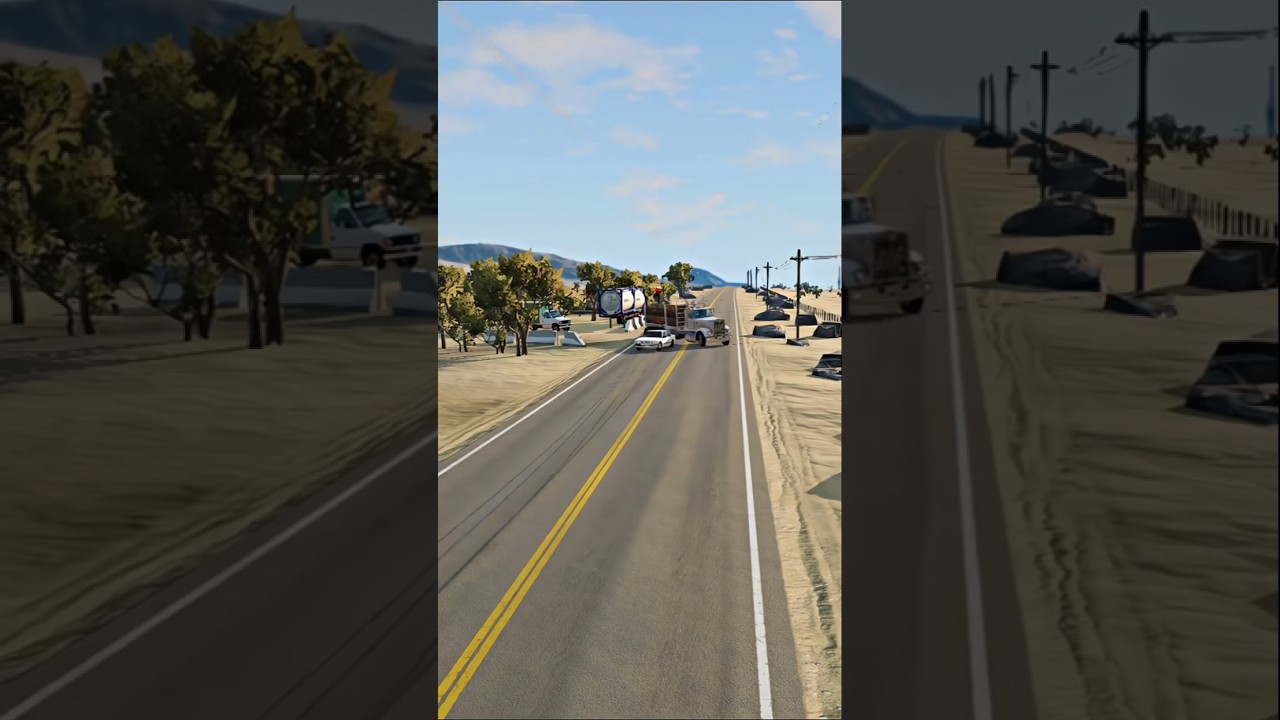 Realistic Highway Car Crashes 