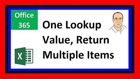 One Lookup Value, Return Multiple Items – The Easy Way with FILTER - Excel Magic Trick 1591