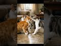 Cats Tension Moment at Home🐱#CatVideo #CatFight#CuteCats #ViralShorts