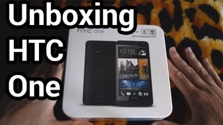 Unboxing HTC One negro
