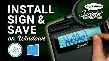 Installing ScripTouch Sign and Save with Plugins on Windows