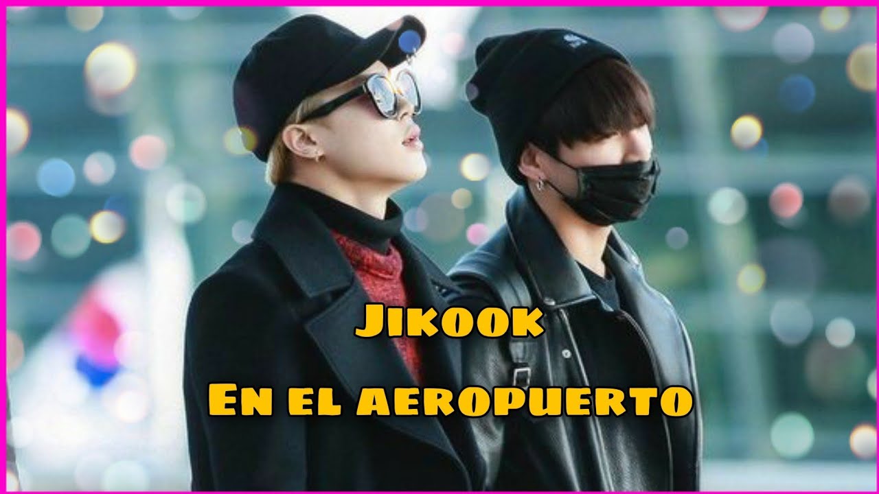 Jikook - En el aeropuerto💜 - YouTube