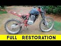 Restoration abandoned motorcycle | LONCIN CR 150 dirt motorcycle full restoration