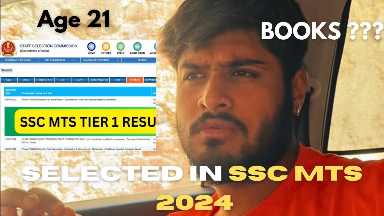 "How I Cracked SSC MTS at 21 : Tips & Insights 🧠" - YouTube