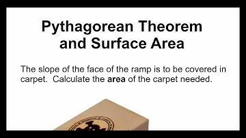 Surface Area 1 - Pythagorean Theorem and Surface Area