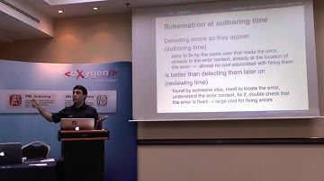 "Schematron - define and enforce your business rules" at oXygen Users Meetup, Munich 2013