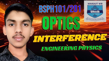 Engineering physics || Optics || Interference || Explained Easy way for MAKAUT students.