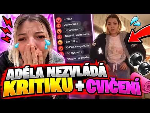 ADÉLA NEZVLÁDÁ KRITIKU! SHOPAHOLICADÉL MAŽE PRAVDU + CVIČENÍ NA STREAMU (KLIKY A DŘEPY)