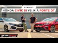 20202021 kia forte gt vs honda civic si  essai autopassion  toute une surprise 