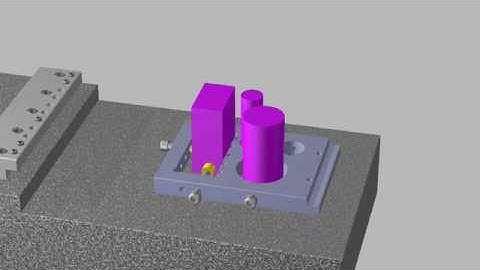 Using the FTool Universal pallet WEDM to clamp several smaller parts